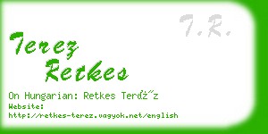 terez retkes business card